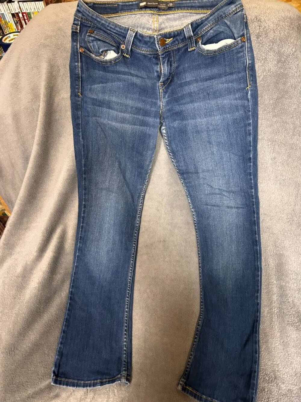 Levi’s Demi Curve Low Rise Modern Skinny Jeans Women’s Size 29 Blue Stretch Deni - Picture 2 of 12